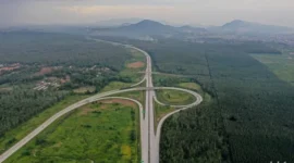 Jalan Tol Trans Sumatera (JTTS).( poto : padangkita.com)