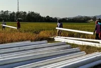 Pemkab Agam membangun 27 titik irigasi perpipaan senilai Rp2,5 miliar untuk memulihkan 400 hektare sawah rusak akibat bencana alam.(Ilustrasi poto: istimewa).