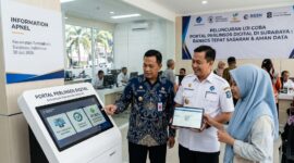 Pemerintah mempercepat integrasi data lintas kementerian dan lembaga melalui Portal Perlinsos Digital bansos.(ilustrasi poto: AI)