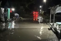 Banjir melanda Jorong Labuah dan Jorong Kubu, Nagari Sungai Batang, Kecamatan Tanjung Raya, Kabupaten Agam, pada Senin (6/7/2026) sekitar pukul 18.30 WIB.( poto : langgam.id )