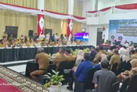 Rapat Koordinasi bersama Menteri Lingkungan Hidup yang berlangsung di Padang Pariaman pada Selasa (14/7).(poto: kabarsumbar.com).