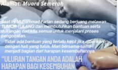 Bantu Remaja Penderita Tumor Tulang, Karang Taruna Muara Semerah Galang Donasi Kemanusiaan