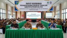 Ilustrasi Pemerintah Kabupaten Pesisir Selatan mengelar rapat koordinasi untuk mematangkan agenda Pilwana 2026 Pesisir Selatan di Painan.(poto: AI).