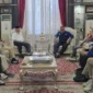 Gubernur Sumatera Barat Mahyeldi Ansharullah menyambut kepulangan karateka Sumbar SEAKF 2026 di Istana Gubernur Sumbar pada Minggu.(poto: radarsumbar.com)
