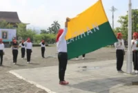Pasukan Pengibar Bendera Pusaka (Paskibraka) Kota Padang matangkan Persiapan jelang Upacara Peringatan Gugurnya Bagindo Aziz Chan.(poto: padangkita.com).