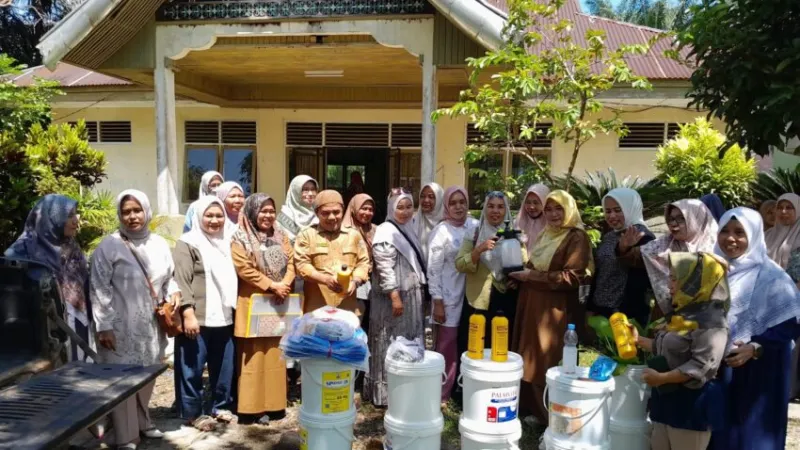 Sosialisasi inovasi bernama Kompleks Pangan Organik, atau yang lebih akrab disapa dengan akronim Kok Panik. (poto: padangkita.com).