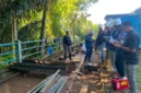 Perumda  Air Minum Kota Padang mulai melakukan perbaikan bangunan accelerator Instalasi Pengolahan Air (IPA) Gunung Pangilun.(poto: padangkita.com).