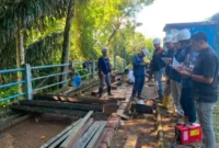 Perumda Air Minum Kota Padang mulai melakukan perbaikan bangunan accelerator Instalasi Pengolahan Air (IPA) Gunung Pangilun.(poto: padangkita.com).