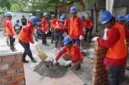 PT Semen Padang menggelar pelatihan dan sertifikasi kompetensi pekerja konstruksi di Jambi.(poto: istimewa)