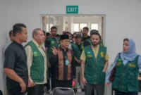 Kunjungan delegasi King Salman Humanitarian Aid and Relief Center (KSrelief) dan Muslim World League (MWL) ke RS M Djamil.(poto: padangkita.com).