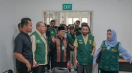 Kunjungan delegasi King Salman Humanitarian Aid and Relief Center (KSrelief) dan Muslim World League (MWL) ke RS M Djamil.(poto: padangkita.com).