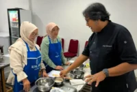Pelatihan Produk Turunan Kopi Bantjah yang diselenggarakan oleh PT Semen Padang.(poto: padangkita.com)