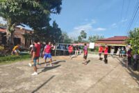 Nagari Gurun di Kecamatan Sungai Tarab, Kabupaten Tanah Datar, sukses menggelar turnamen sepak takraw pada Sabtu (11/7/2026).(poto: radarsumbar.com).