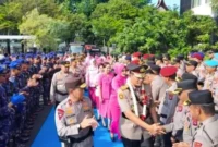 Irjen Pol Djati Wiyoto Abadhy, mulai masuk kantor sebagai Kepala Kepolisian Daerah Sumatera Barat (Kapolda Sumbar), Senin (6/7/2026).( poto : padangkita.com)