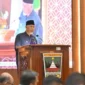 Gubernur Sumbar Mahyeldi Ansharullah dalam Rapat Paripurna, di Ruang Rapat Utama DPRD Sumbar, Senin (20/7/2026).(poto: padangkita.com).