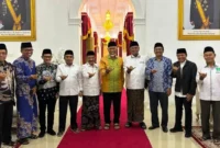 Gubernur Sumbar Mahyeldi Ansharullah bersama Tim Survei lokasi Muktamar ke-35 NU.( poto :padangkita.com)