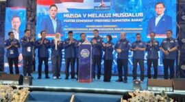 Dewan Pimpinan Daerah (DPD) Partai Demokrat Sumatera Barat menggelar agenda Musdalub Demokrat Sumatera Barat pada Jumat (24/7/2026).(poto: radarsumbar.com).