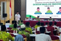 Sekretaris Daerah (Sekda) Provinsi Sumbar, Arry Yuswandi membuka Pelatihan Akustik Masjid (Batch III) Tahun 2026 yang diselenggarakan Pengurus Wilayah Dewan Masjid Indonesia (DMI) Sumbar.(poto: padangkita.com).