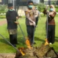 Pemusnahan barang bukti kasus tindak pidana penyalahgunaan narkotika, di Mapolda Sumbar. (poto: padangkita.com).