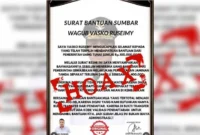 Modus penipuan yang mencatut nama Wagub Sumbar Vasko Ruseimy dengan iming-iming bantuan.(poto: padangkita.com).