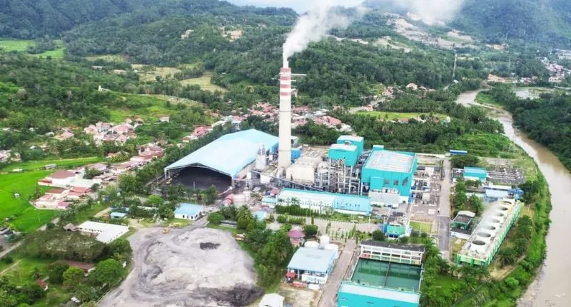 PLTU Ombilin di Kota Sawahlunto, Sumatera Barat (Sumbar).(poto: padangkita.com).