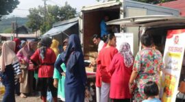 Pemerintah Kota Padang kembali menggelar pasar murah pemko padang di Halaman Masjid Raya Ganting, Kecamatan Padang Timur, Rabu (22/7/2026).(poto: radarsumbar.com)