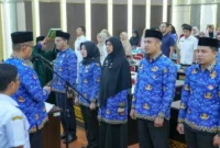 ekretaris Daerah Provinsi Sumatera Barat (Sumbar), Arry Yuswandi melantik 5 pejabat fungsional.(poto: padangkita.com).