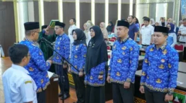 ekretaris Daerah Provinsi Sumatera Barat (Sumbar), Arry Yuswandi melantik 5 pejabat fungsional.(poto: padangkita.com).