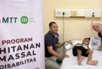 Program Khitan Massal Disabilitas Tahun 2026 yang berlangsung di Rumah Sakit Islam Siti Rahmah.(poto: padangkita.com).