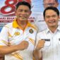 Wakil Ketua Umum IV KONI Sumatera Barat Reido Deskumar menghadiri pembukaan Turnamen Tenis Eksekutif Kapolda Sumbar Tahun 2026 di Lapangan Indoor UNP Padang pada Sabtu 25 Juli 2026.(poto: radarsumbar.com).