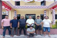 Polres Pasaman Barat menangkap pelaku pembacokan istri yang buron dan melarikan diri ke Sumut.(poto: radarsumbar.com)