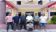 Polres Pasaman Barat menangkap pelaku pembacokan istri yang buron dan melarikan diri ke Sumut.(poto: radarsumbar.com)