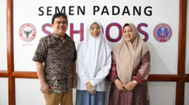 Nayla Irza Ramadhani, Siswa SMA Semen Padang.(poto: padangkita.com).