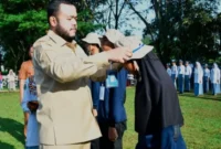 Wali Kota Fadly Amran saat membuka kegiatan Pendidikan Siswa Takhassus (Diksista) MAN 3 Padang Tahun Ajaran 2026/2027.(poto : padangkita.com).