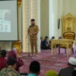 Wali Kota Padang Fadly Amran menghadiri Tabligh Akbar dan Tasyakuran Jamaah Haji Kota Padang Tahun 2026, yang diadakan oleh Kantor Kementerian Haji dan Umrah Kota Padang.(poto: padangkita.com).