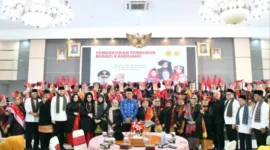 Pengukuhan Pengurus Bundo Kanduang Ikatan Keluarga Tanah Datar (IKTD) Sumatera Barat (Sumbar) Masa Bakti 2026-2031.(poto: padangkita.com).