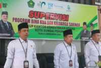 Kantor Kementerian Agama Kota Sungai Penuh menggelar kegiatan Supervisi Bina KUA dan Keluarga Sakinah.(poto: istimewa).