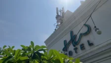 Sirene untuk peringatan dini tsunami yang berada di Hw Hotel Padang.(poto: padangkita.com).
