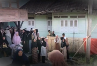 Suasan di Rumah Duka NY di Sungai Deras.(poto: ist)