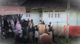 Suasan di Rumah Duka NY di Sungai Deras.(poto: ist)