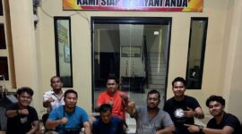 Terduga Pelaku pencurian emas 70 mayam diamankan oleh Tim Gunjo Polres Bungo.(poto: jambiprima.com).