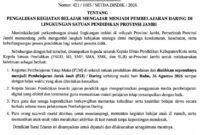 Surat edaran Gubernur Jambi.(poto: jemarionline.com).