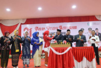 Pemerintah Kota Sungai Penuh menggelar Malam Resepsi Kenegaraan Sungai Penuh di Gedung Nasional pada Senin malam (17/8/2026).(poto: istimewa).