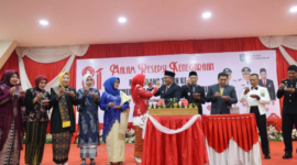 Pemerintah Kota Sungai Penuh menggelar Malam Resepsi Kenegaraan Sungai Penuh di Gedung Nasional pada Senin malam (17/8/2026).(poto: istimewa).