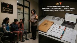 Ilustrasi Direktorat Tindak Pidana Perempuan dan Anak serta Pidana Perdagangan Orang Bareskrim Polri membongkar kasus kekerasan seksual atlet panjat tebing.(poto: AI).