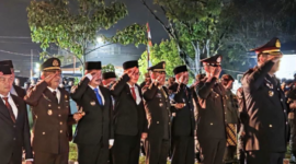 Pemerintah Kota Sungai Penuh bersama Pemerintah Kabupaten Kerinci menggelar Apel Kehormatan Renungan Suci pada Minggu (16/8).(poto: oegopost.id).