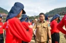 Sekretaris Daerah Kota Sawahlunto, Rovanly Abdams, membuka langsung agenda penempaan ini di Lapangan Ombilin pada Senin, 27 Juli 2026.(poto: kabarsumbar.com).