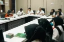 Rapat evaluasi progres penginputan data melalui aplikasi SIMSALABIM di Ruang Rapat Bupati Solok Selatan pada Selasa.(poto: kabarsumbar.com).