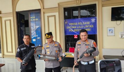 Tim gabungan Polresta Jambi menggelar penertiban balap liar Jambi secara masif sepanjang Agustus 2026.