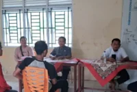 Aparat Kecamatan Bungus Teluk Kabung terus memacu pendaftaran perlinsos kota padang.(poto: padangkita.com).